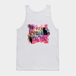 I put a spell on you Halloween design Tank Top